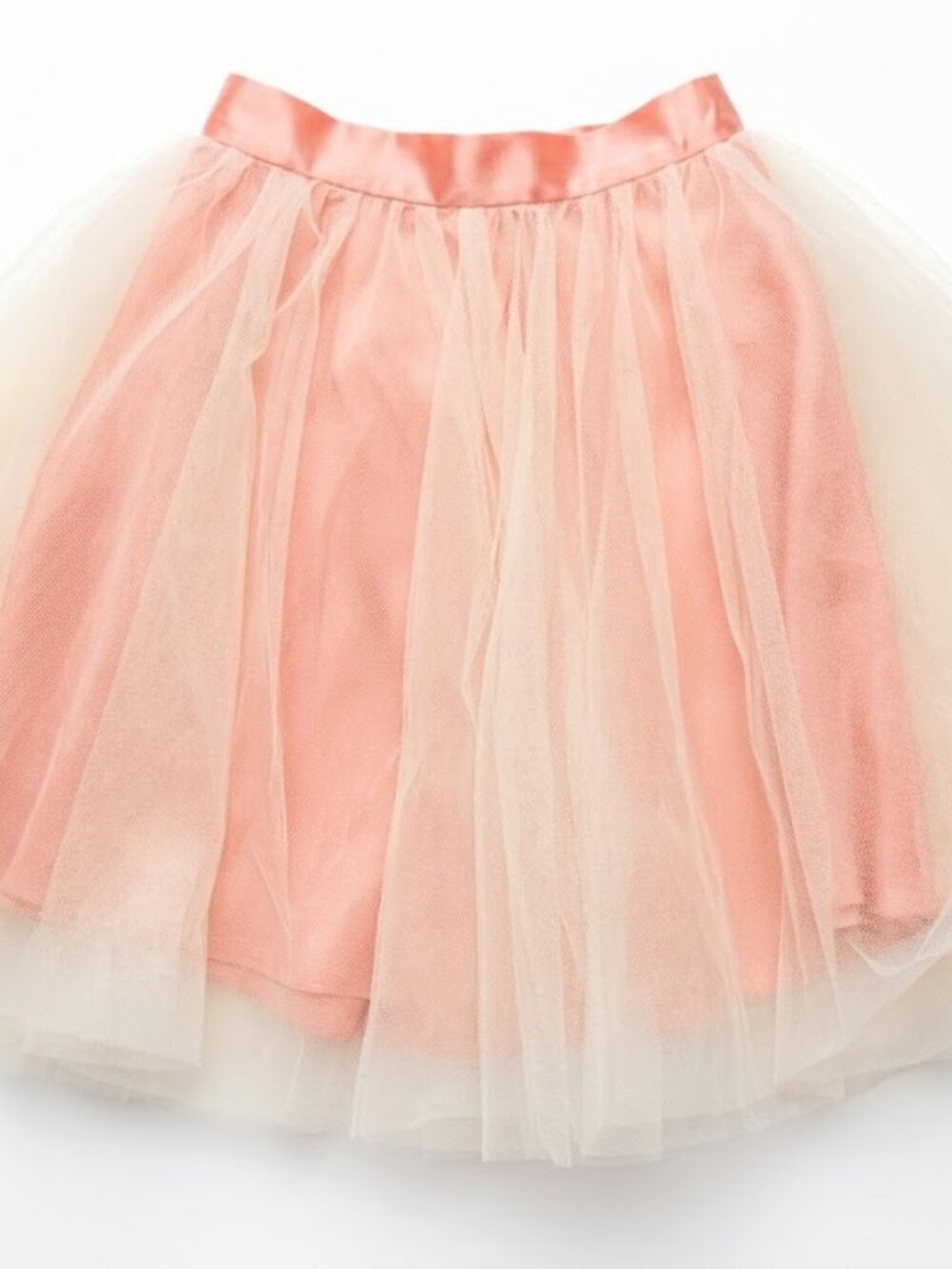 Space 46 Pink Tulle Midi Full Skirt Medium 14"